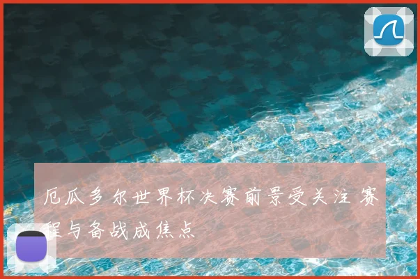 厄瓜多尔世界杯决赛前景受关注 赛程与备战成焦点